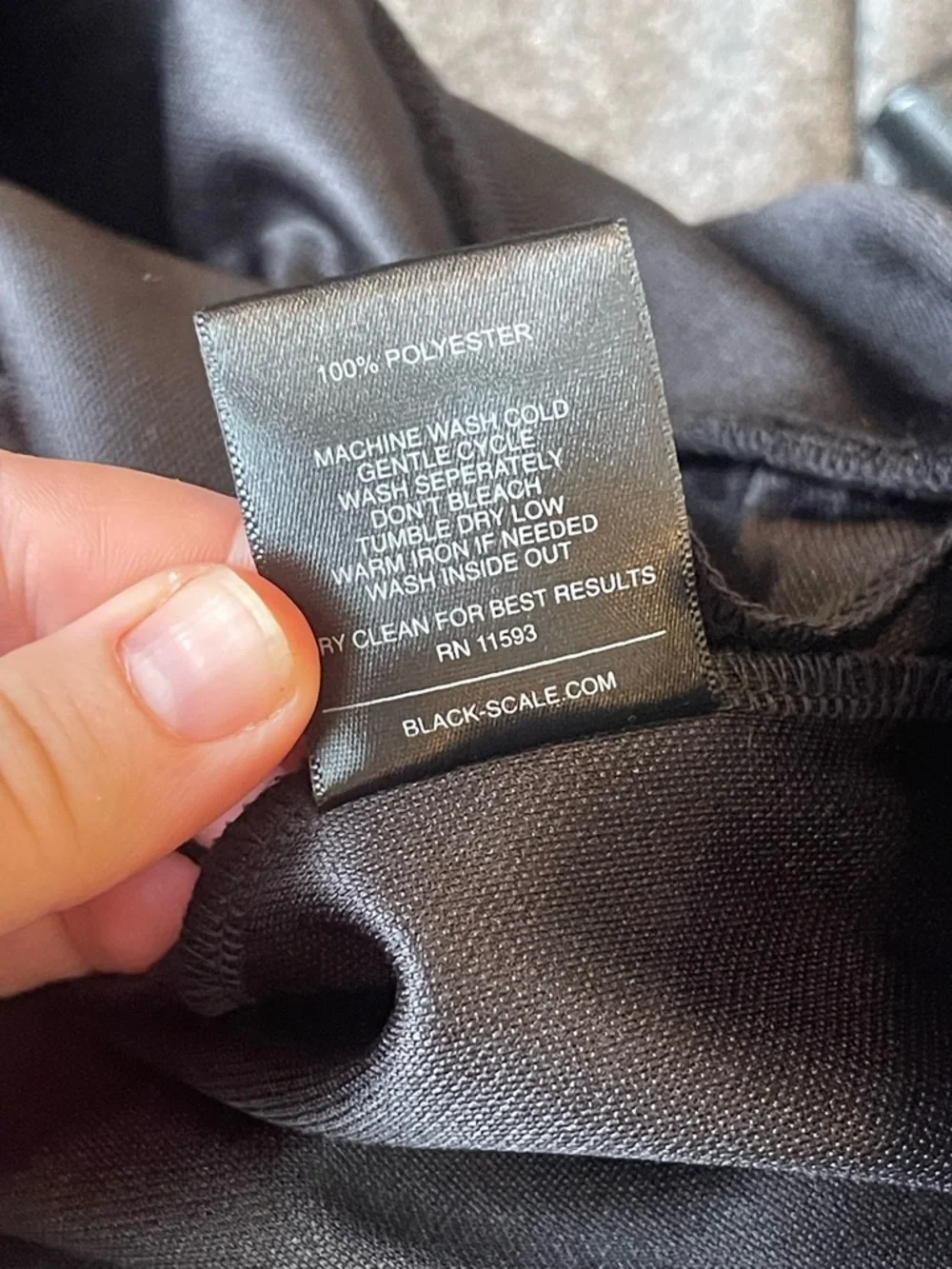 Black Scale new tag